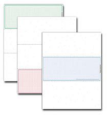 Blank laser check stock